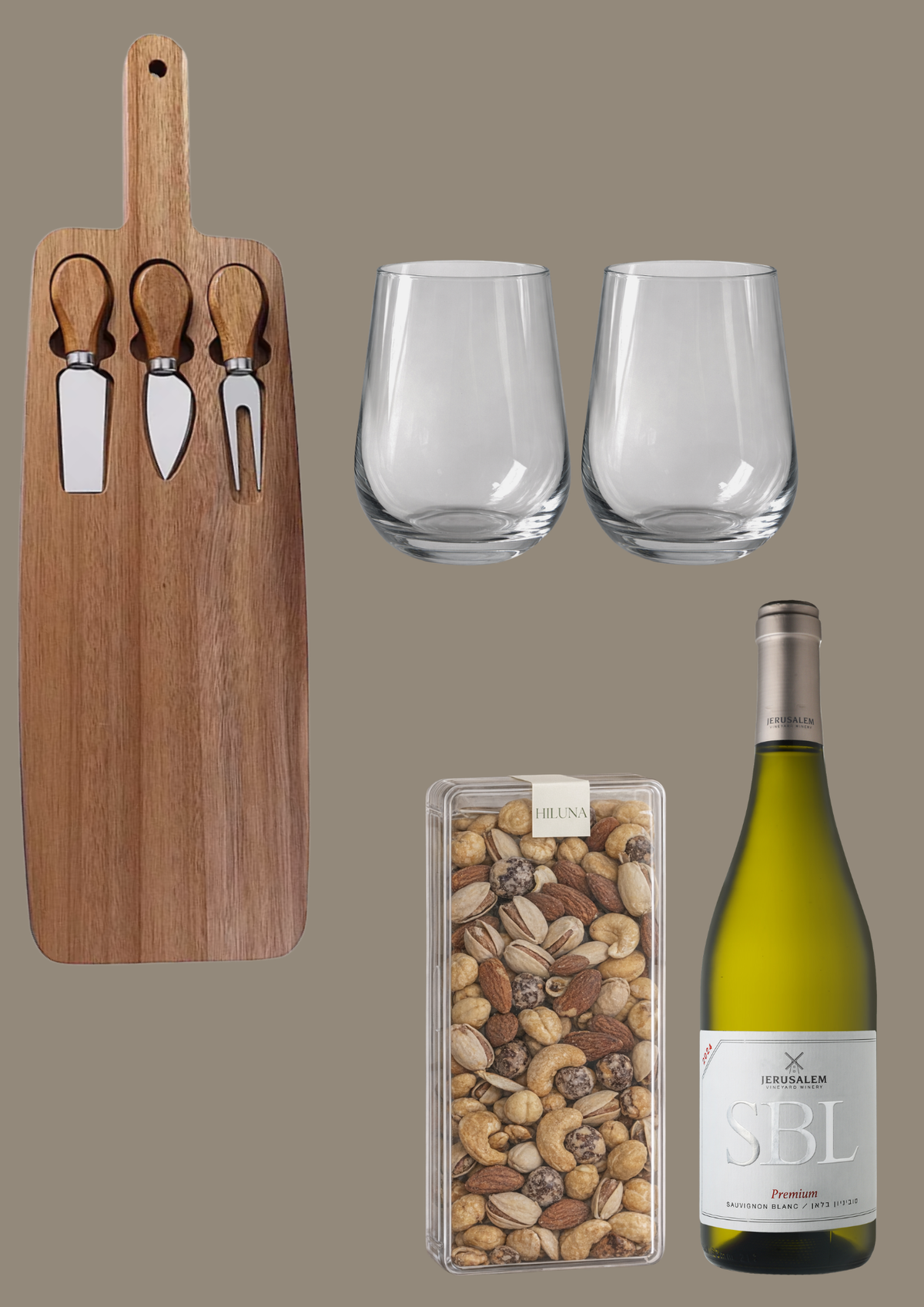 Cheese & Wine Box, מארזים לעסקים בעבודת יד, HILUNA (תמונה 3)