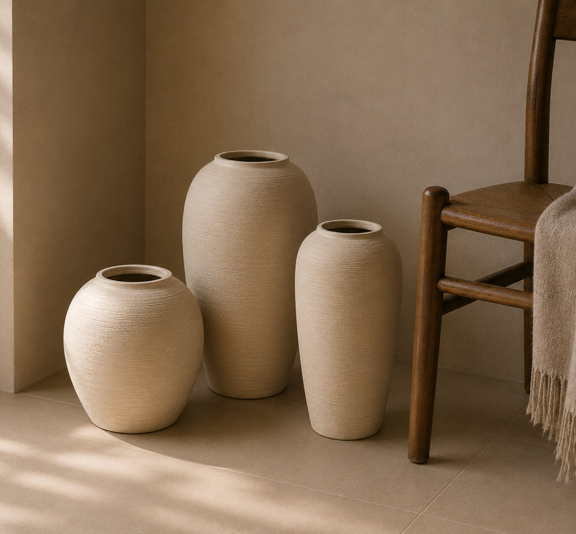 TERRA SET, אגרטלים בעבודת יד, HILUNA